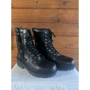 Tourmaster Coaster WP Mens Road Boots Black Sz 8.5 NIB